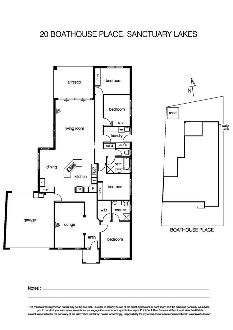 Floorplan of Homely house listing, 20 Boathouse Place, Sanctuary Lakes VIC 3030