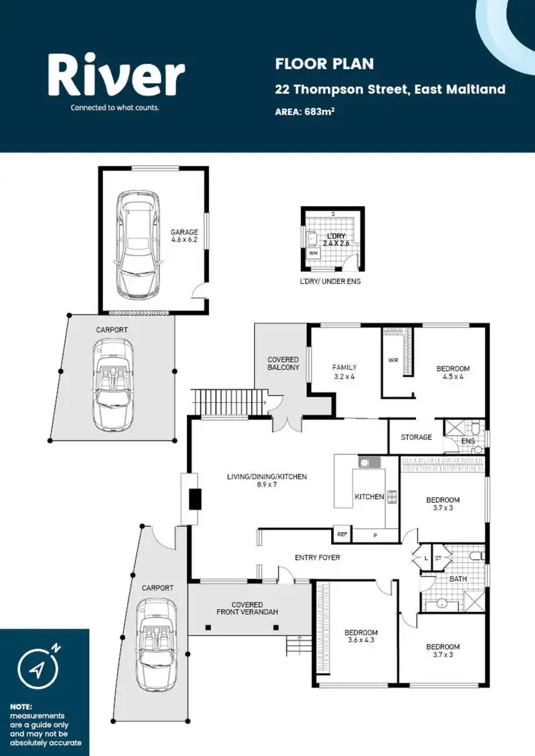 Floorplan of Homely house listing, 22 Thompson Street, East Maitland NSW 2323