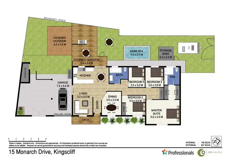 Floorplan of Homely house listing, 15 Monarch Drive, Kingscliff NSW 2487