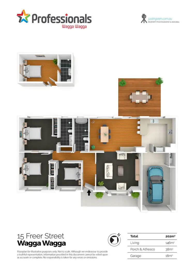 Floorplan of Homely house listing, 15 Freer Street, Wagga Wagga NSW 2650