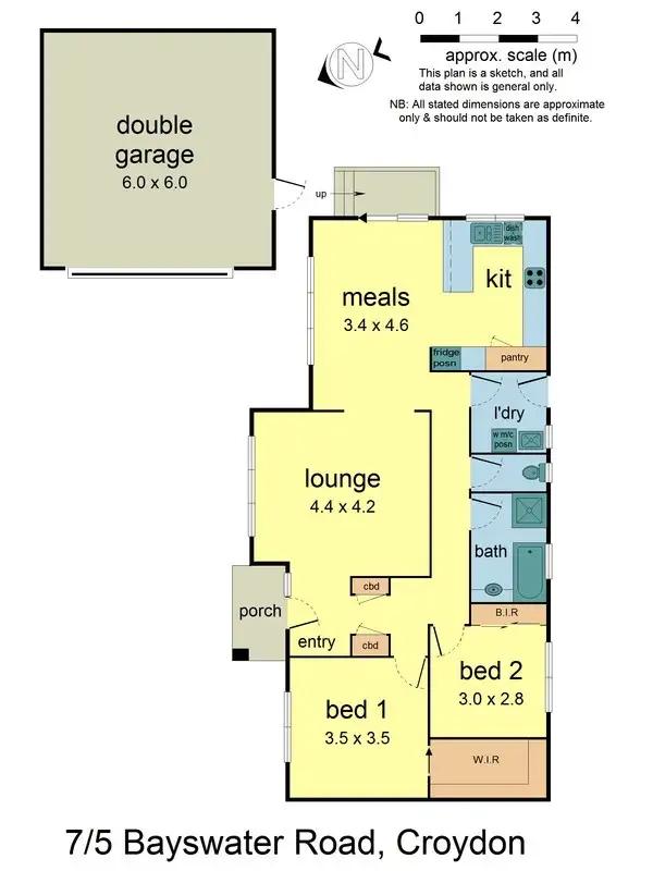 Floorplan of Homely unit listing, 7/5-7 Bayswater Road, Croydon VIC 3136