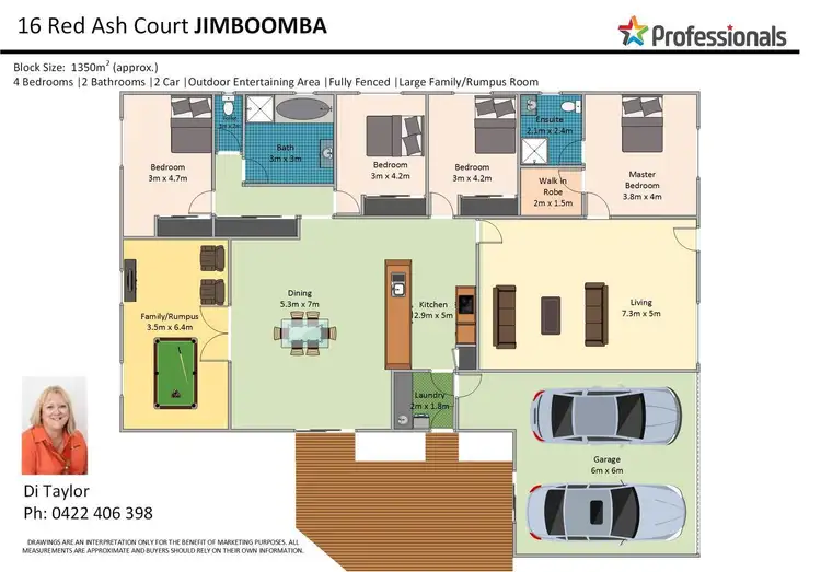 Floorplan of Homely house listing, 16-18 Red Ash Court, Jimboomba QLD 4280