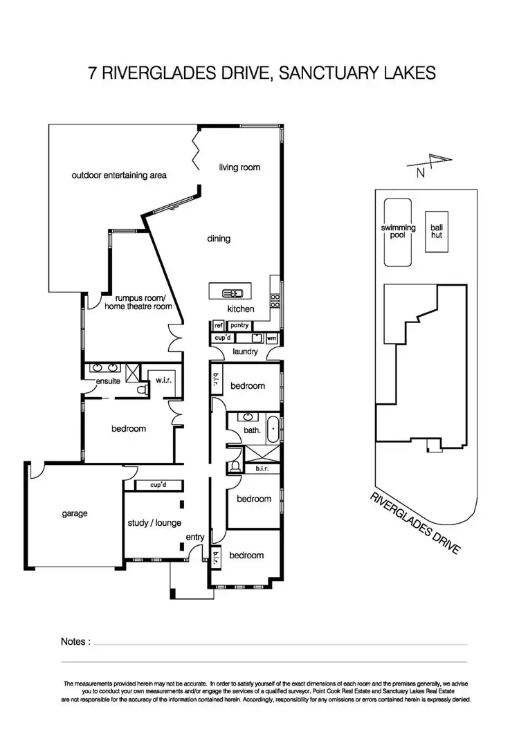 Floorplan of Homely house listing, 7 Riverglades Drive, Sanctuary Lakes VIC 3030