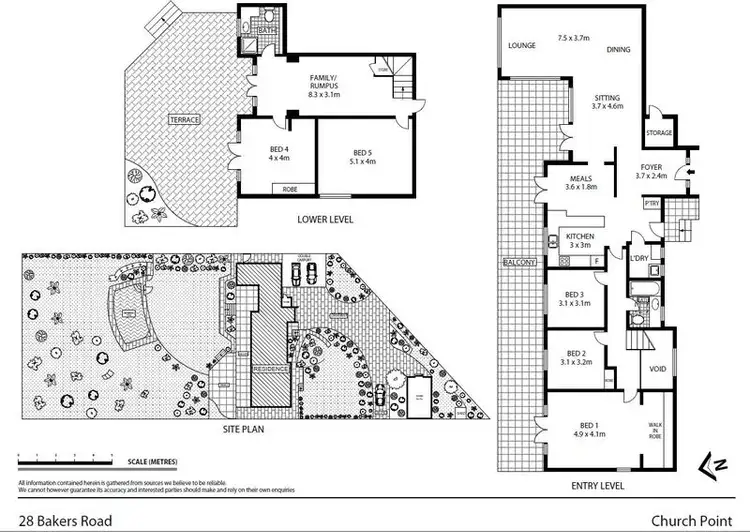 Floorplan of Homely house listing, 28 Bakers Road, Church Point NSW 2105