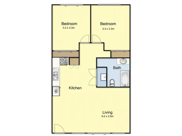 Floorplan of Homely townhouse listing, Address available on request