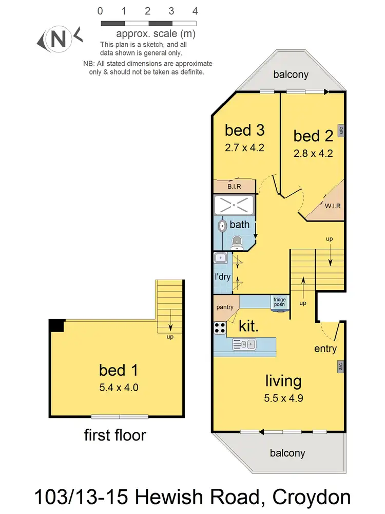 Floorplan of Homely house listing, 103/13-15 Hewish Road, Croydon VIC 3136