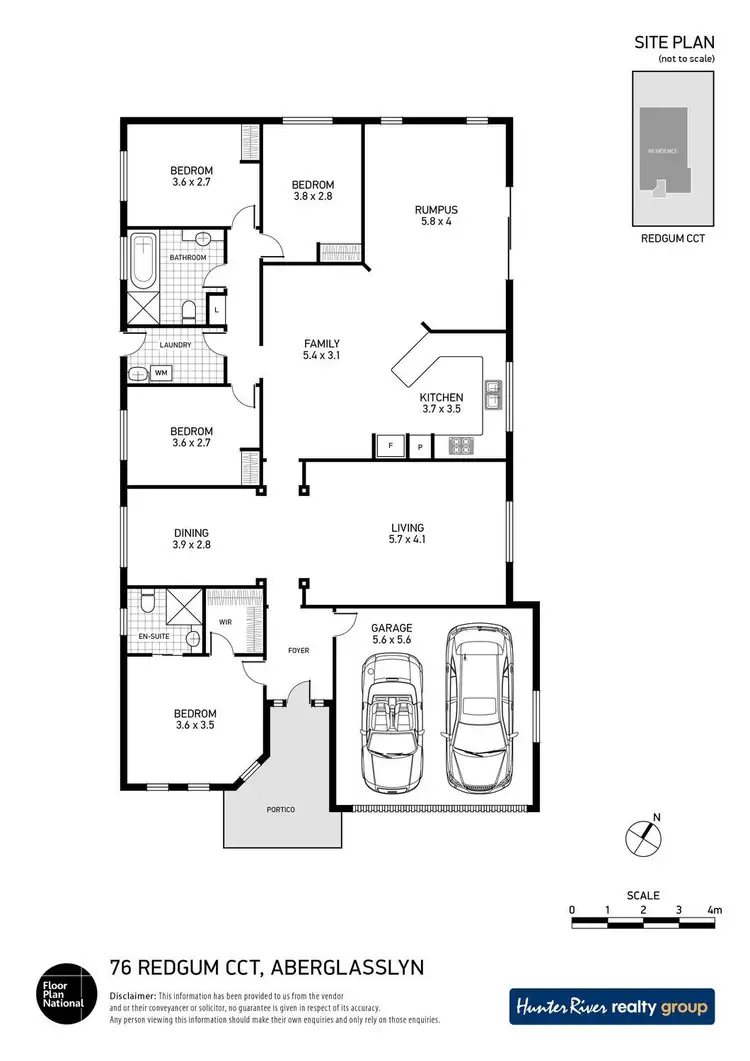 Floorplan of Homely house listing, 76 Redgum Circuit, Aberglasslyn NSW 2320