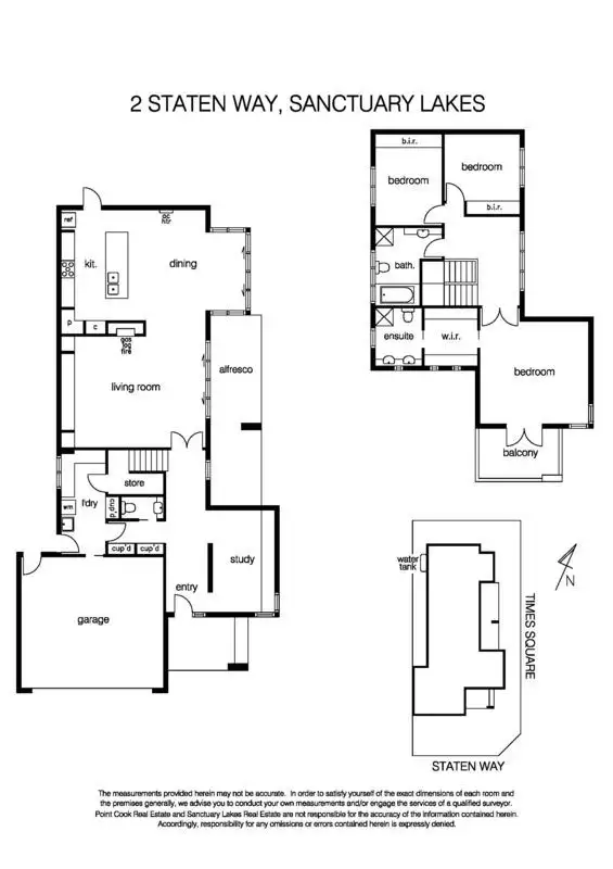Floorplan of Homely house listing, 2 Staten Way, Sanctuary Lakes VIC 3030