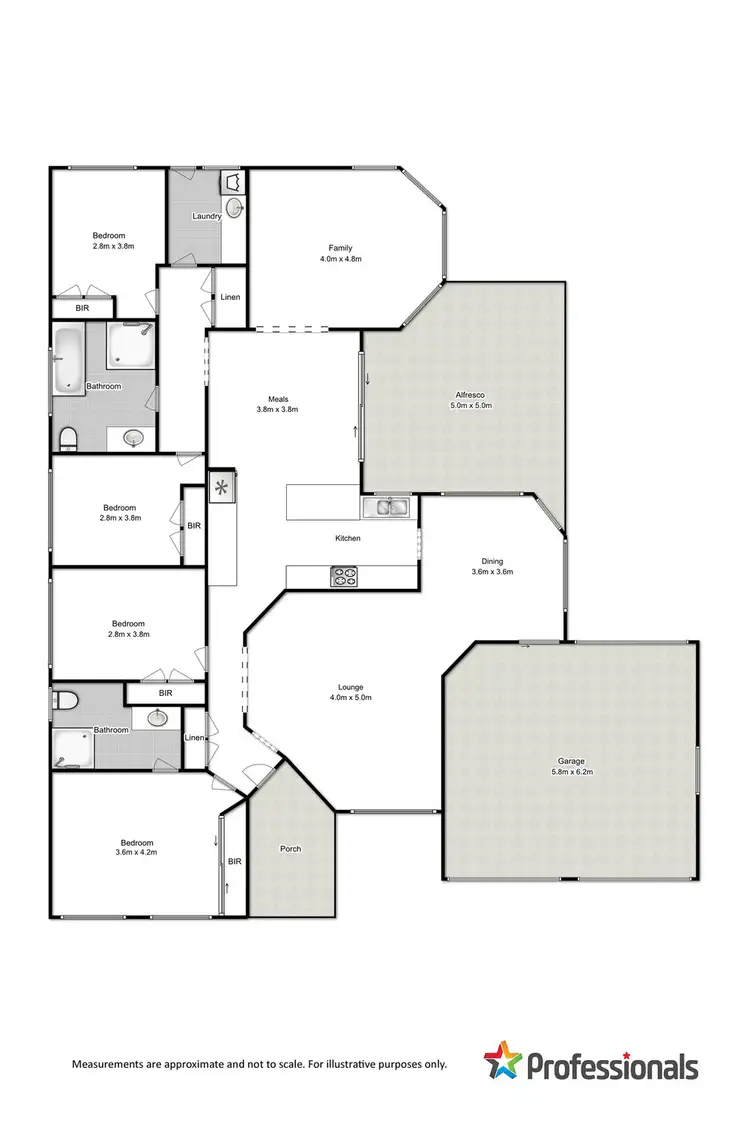 Floorplan of Homely house listing, 7 Stead Place, Casula NSW 2170