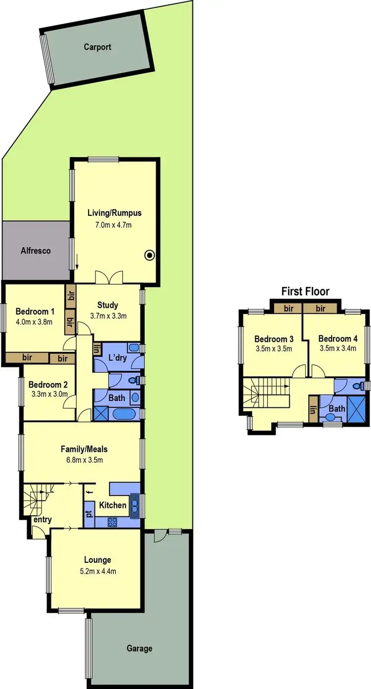 Floorplan of Homely house listing, 1/4 Bunya Court, Taylors Lakes VIC 3038