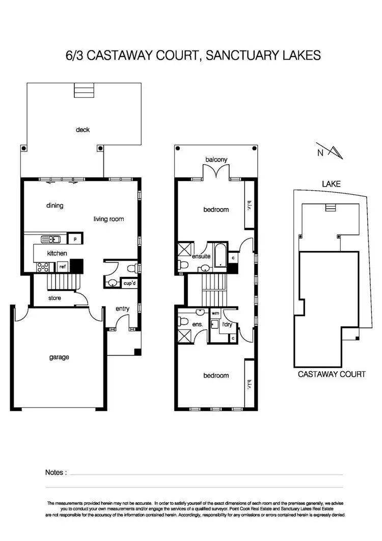 Floorplan of Homely house listing, 6/3 Castaway Court, Sanctuary Lakes VIC 3030