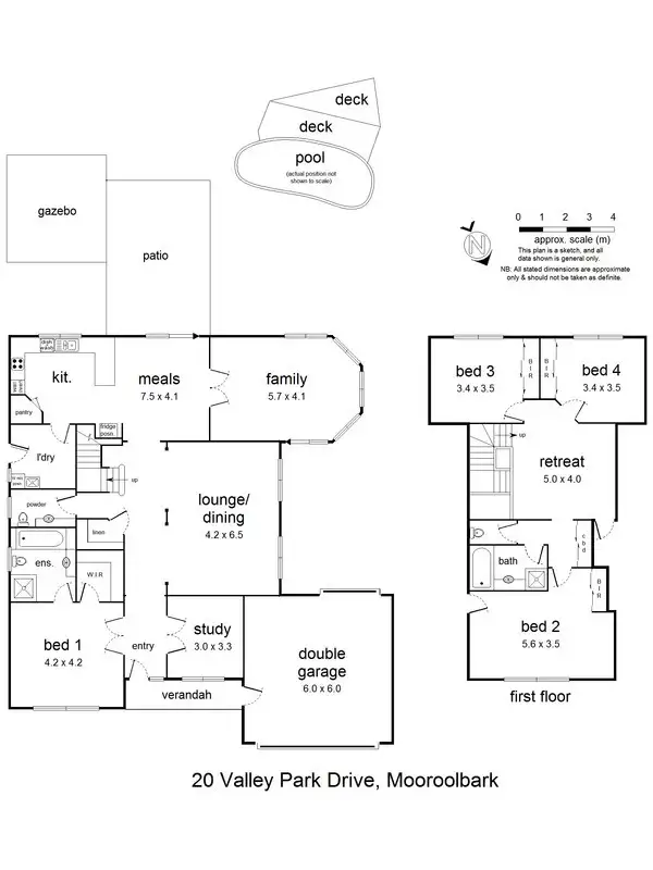 Floorplan of Homely house listing, 20 Valley Park Drive, Mooroolbark VIC 3138