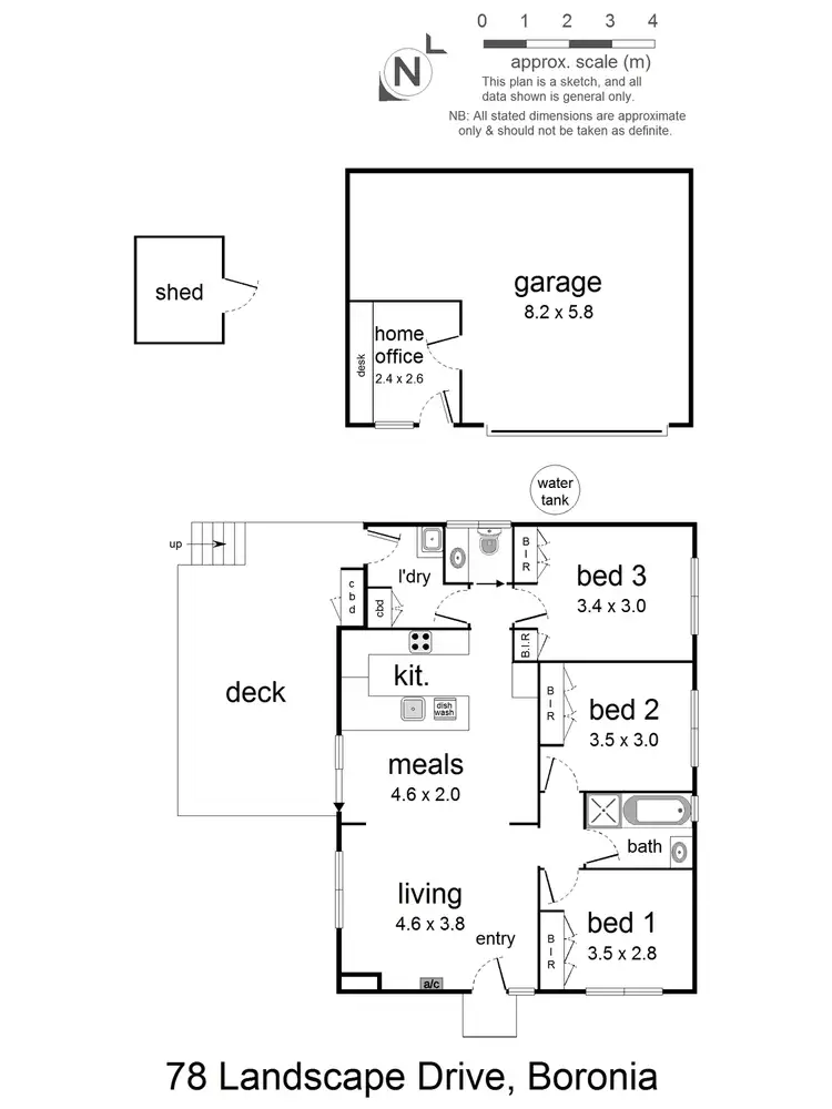 Floorplan of Homely house listing, 78 Landscape Drive, Boronia VIC 3155