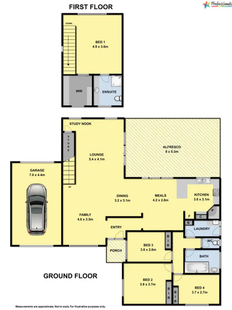 Floorplan of Homely house listing, 49 Gardner Street, Wodonga VIC 3690