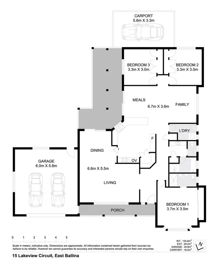 Floorplan of Homely house listing, 15 Lakeview Circuit, East Ballina NSW 2478