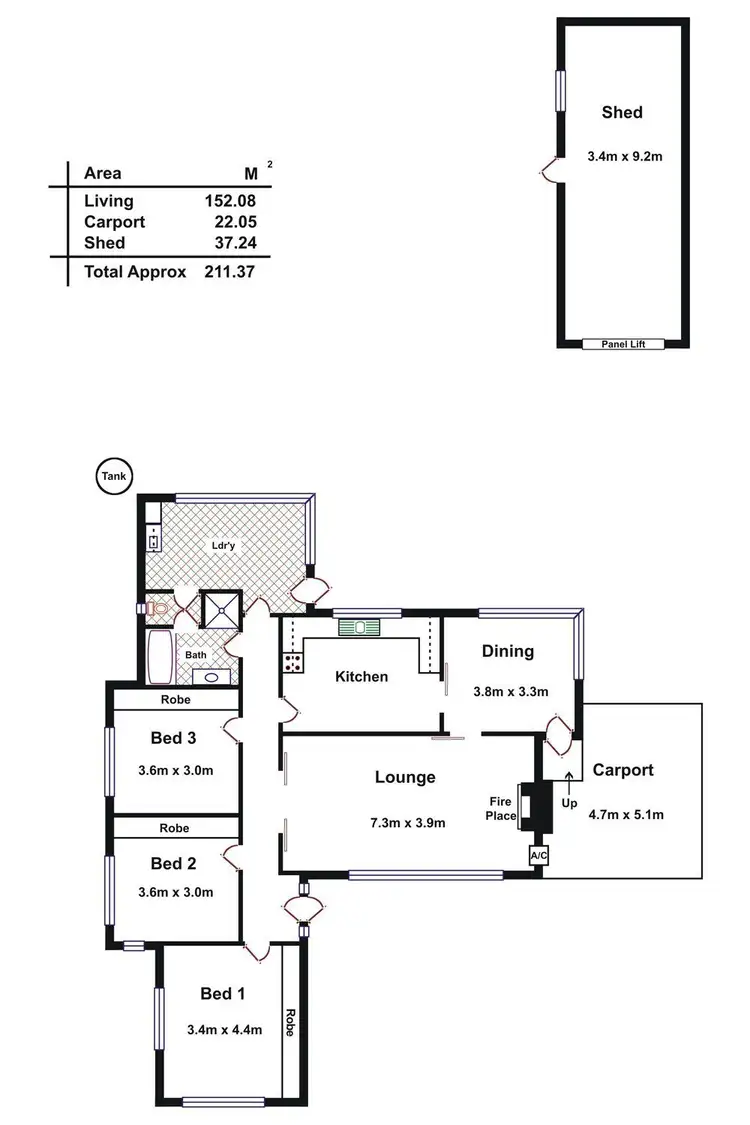 Floorplan of Homely house listing, 130 Sixth Avenue, Joslin SA 5070