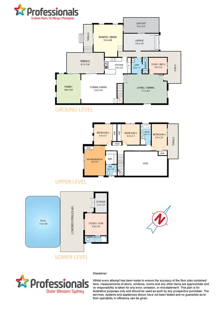 Floorplan of Homely house listing, 17 Peppertree Drive, Erskine Park NSW 2759