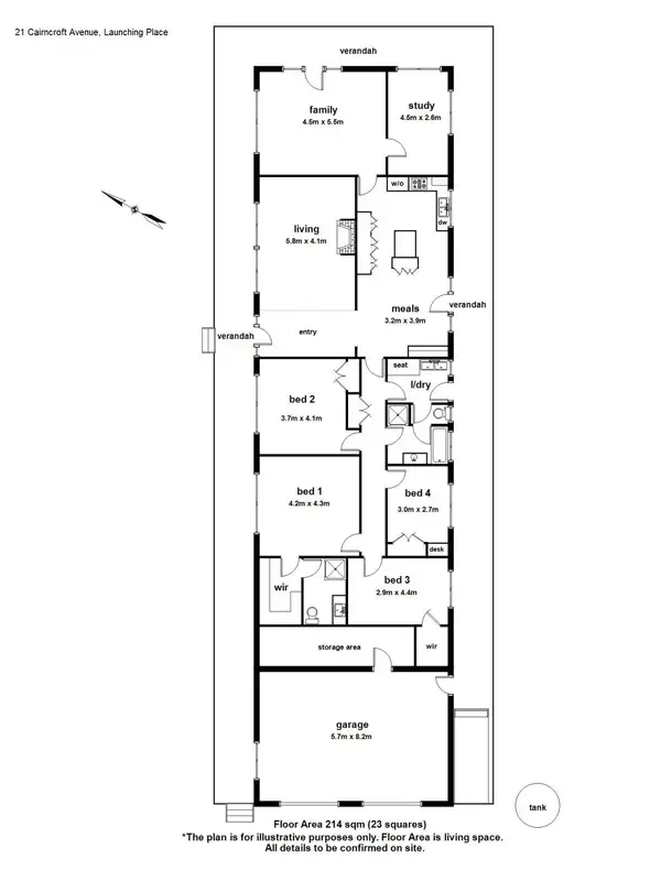 Floorplan of Homely house listing, 21 Cairncroft Avenue, Launching Place VIC 3139