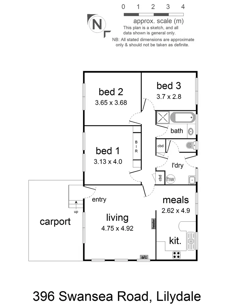 Floorplan of Homely house listing, 396 Swansea Road, Lilydale VIC 3140