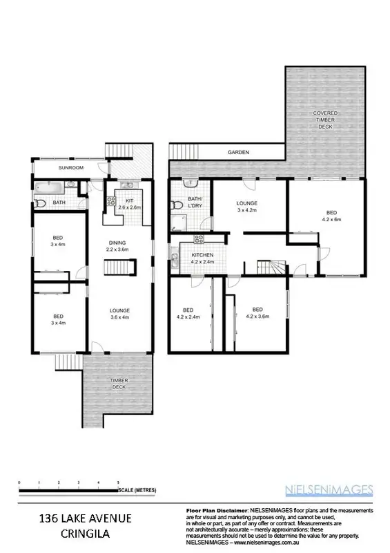 Floorplan of Homely house listing, 136 Lake Avenue, Cringila NSW 2502