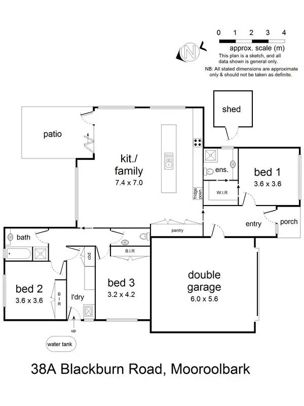 Floorplan of Homely unit listing, 38a Blackburn Road, Mooroolbark VIC 3138