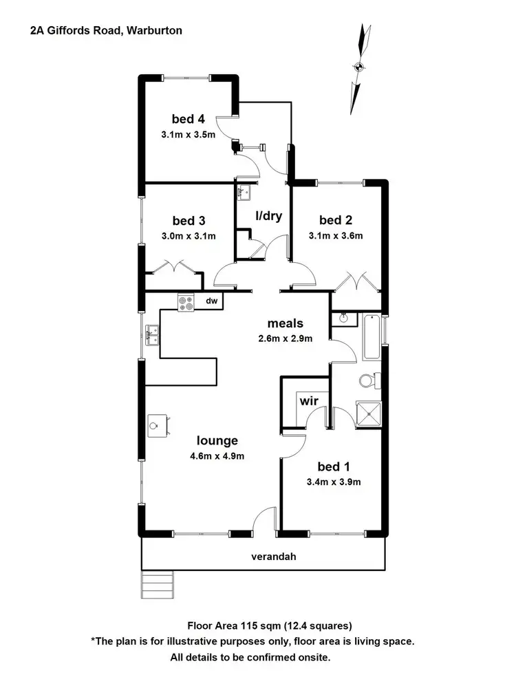 Floorplan of Homely house listing, 2A Giffords Road, Warburton VIC 3799
