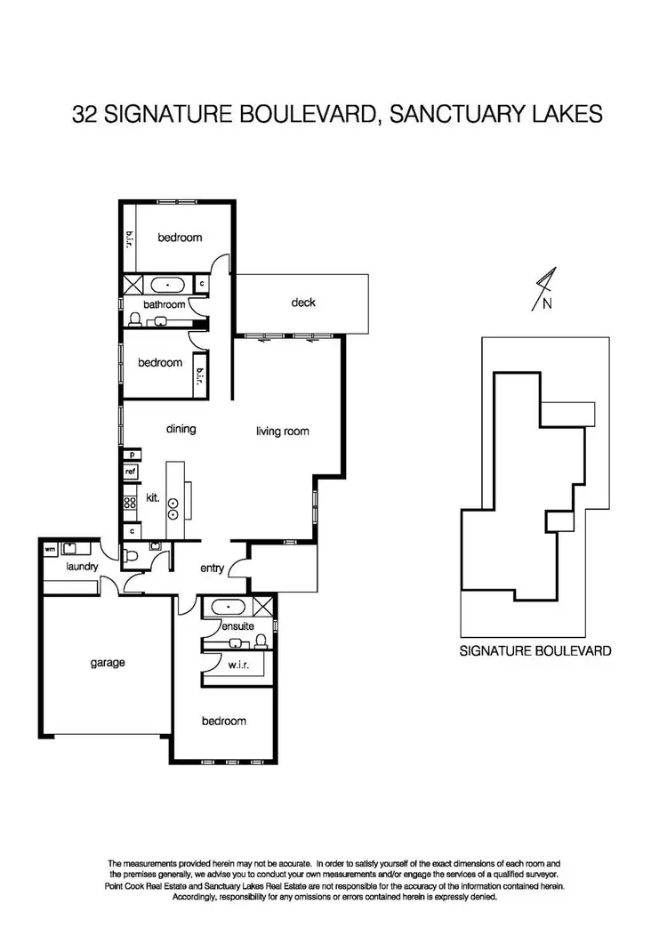 Floorplan of Homely house listing, 32 Signature Boulevard, Sanctuary Lakes VIC 3030