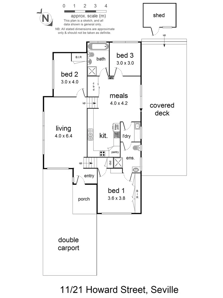 Floorplan of Homely house listing, 11/21 Howard Street, Seville VIC 3139