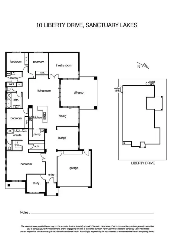 Floorplan of Homely house listing, 10 Liberty Drive, Sanctuary Lakes VIC 3030