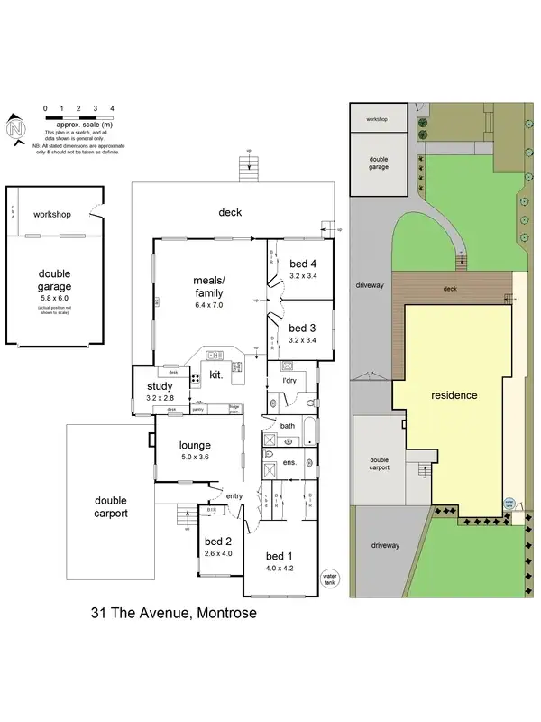 Floorplan of Homely house listing, 31 The Avenue, Montrose VIC 3765