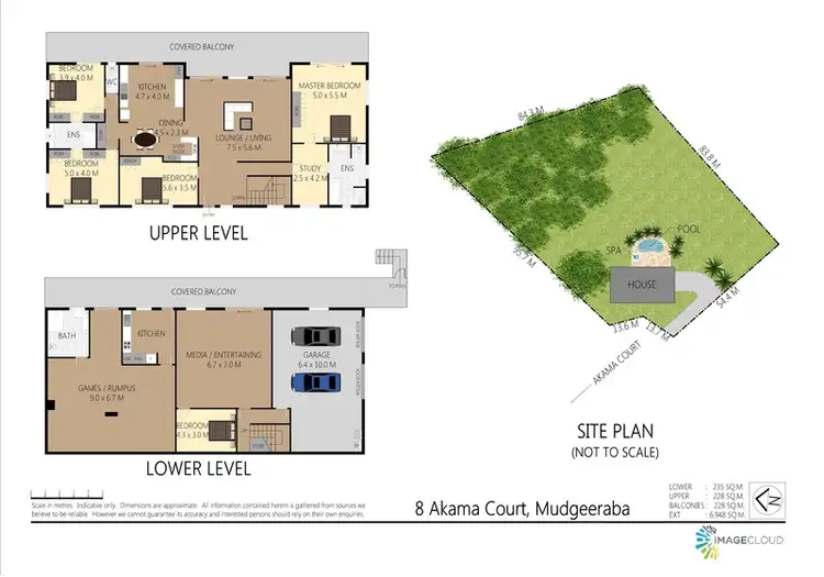 Floorplan of Homely house listing, 8 Akama Court, Mudgeeraba QLD 4213