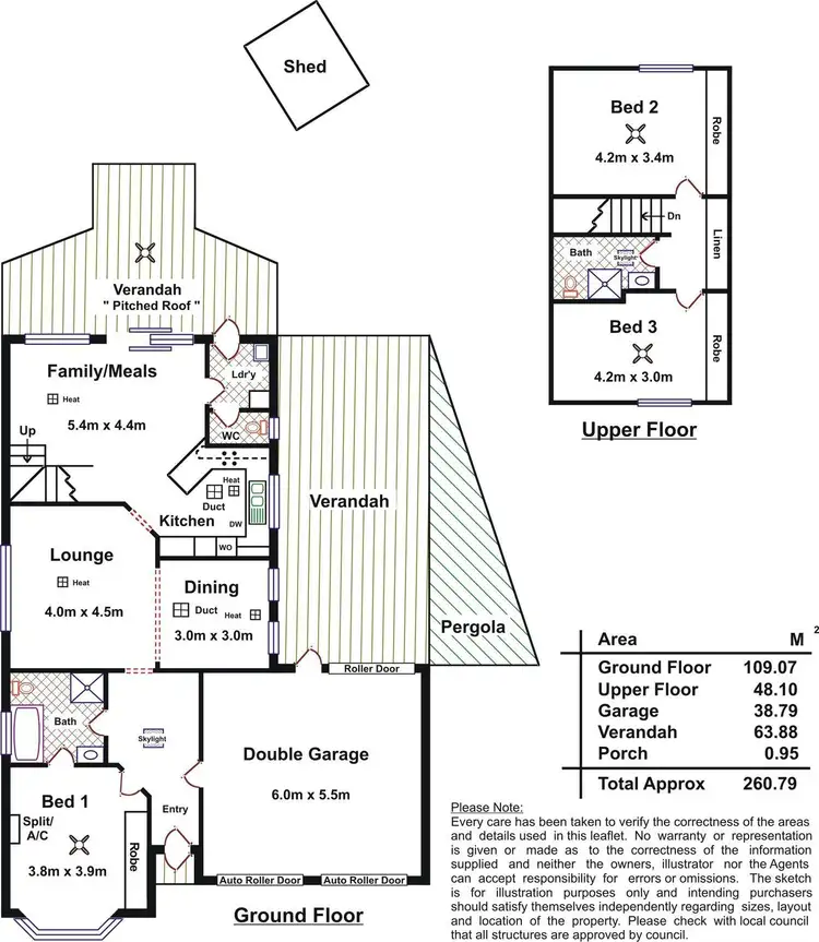 Floorplan of Homely house listing, 20 Pacific Boulevard, Hillbank SA 5112