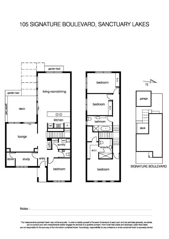 Floorplan of Homely house listing, 105 Signature Boulevard, Sanctuary Lakes VIC 3030