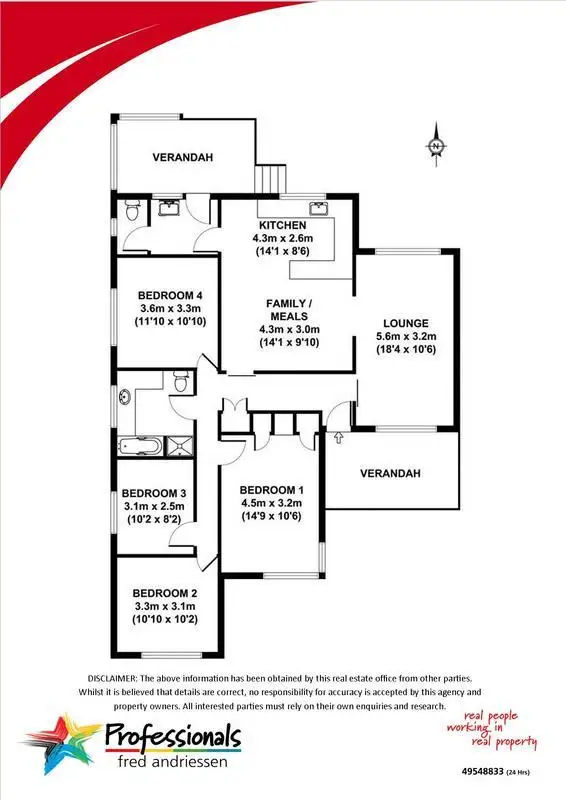 Floorplan of Homely house listing, Address available on request
