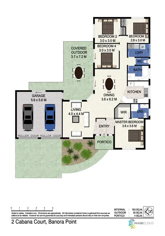 Floorplan of Homely house listing, 2 Cabana Court, Banora Point NSW 2486