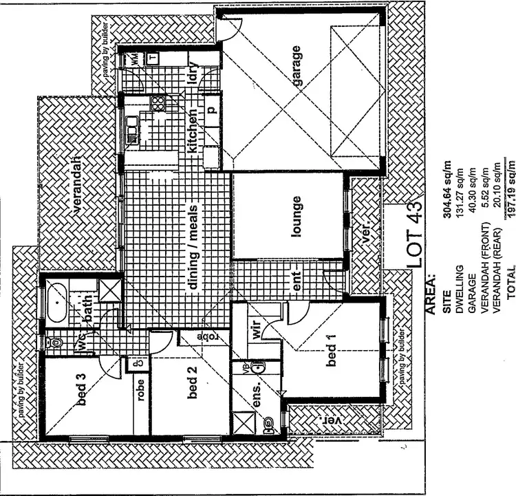 Floorplan of Homely villa listing, 10/313 EIGHTH Street, Mildura VIC 3500