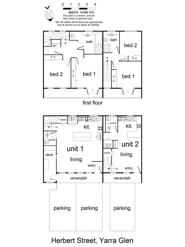 Floorplan of Homely townhouse listing, 1A/5 Herbert Street, Yarra Glen VIC 3775