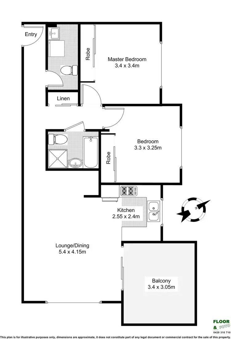 Floorplan of Homely unit listing, 58/47 Hampstead Road, Homebush West NSW 2140