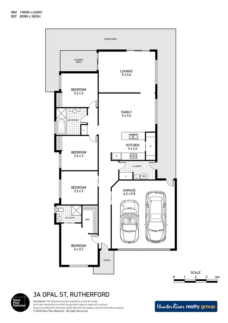 Floorplan of Homely house listing, 3 Opal Street, Rutherford NSW 2320