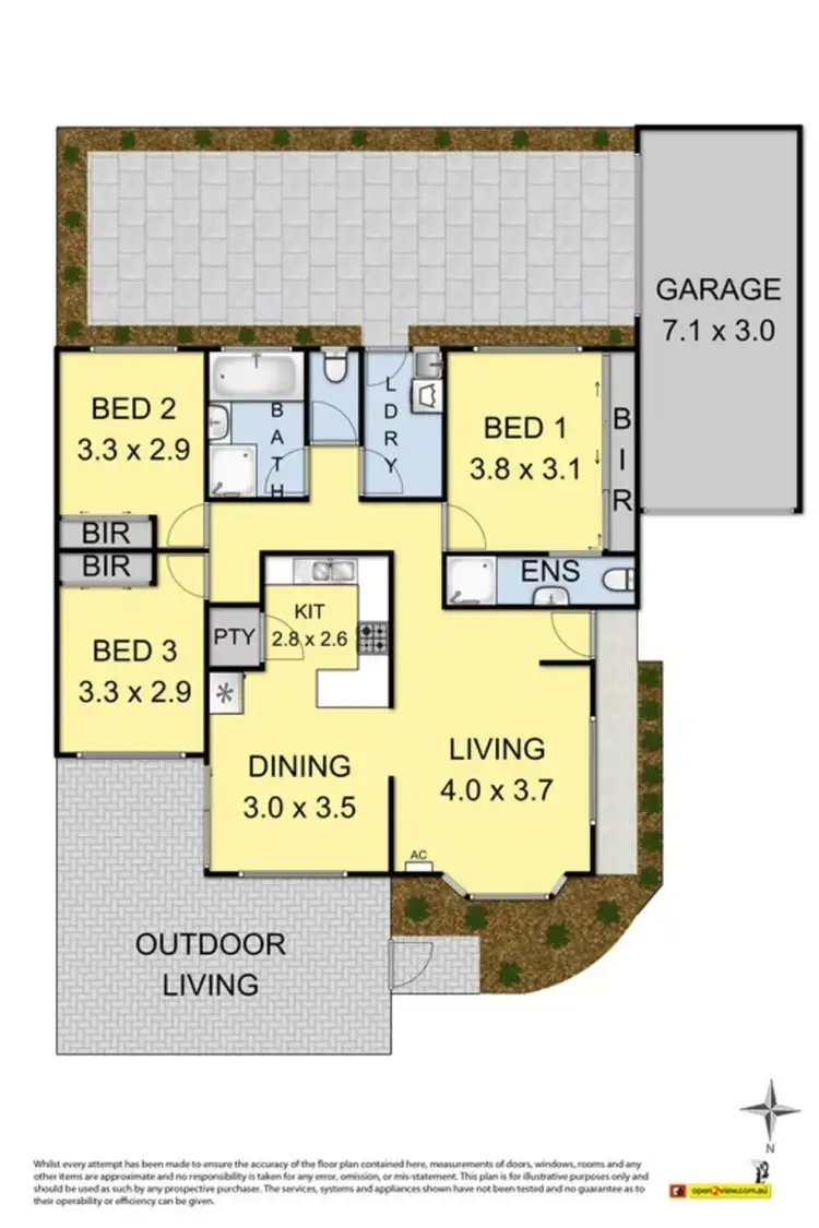 Floorplan of Homely unit listing, 2/41 Mclennan Street, Braybrook VIC 3019