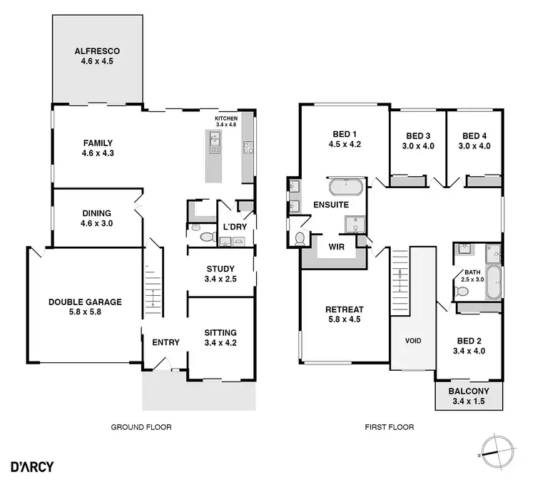Floorplan of Homely house listing, 1 Eliza Close, The Gap QLD 4061