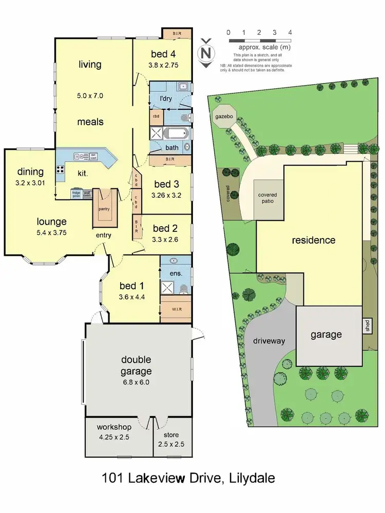 Floorplan of Homely house listing, 101 Lakeview Drive, Lilydale VIC 3140