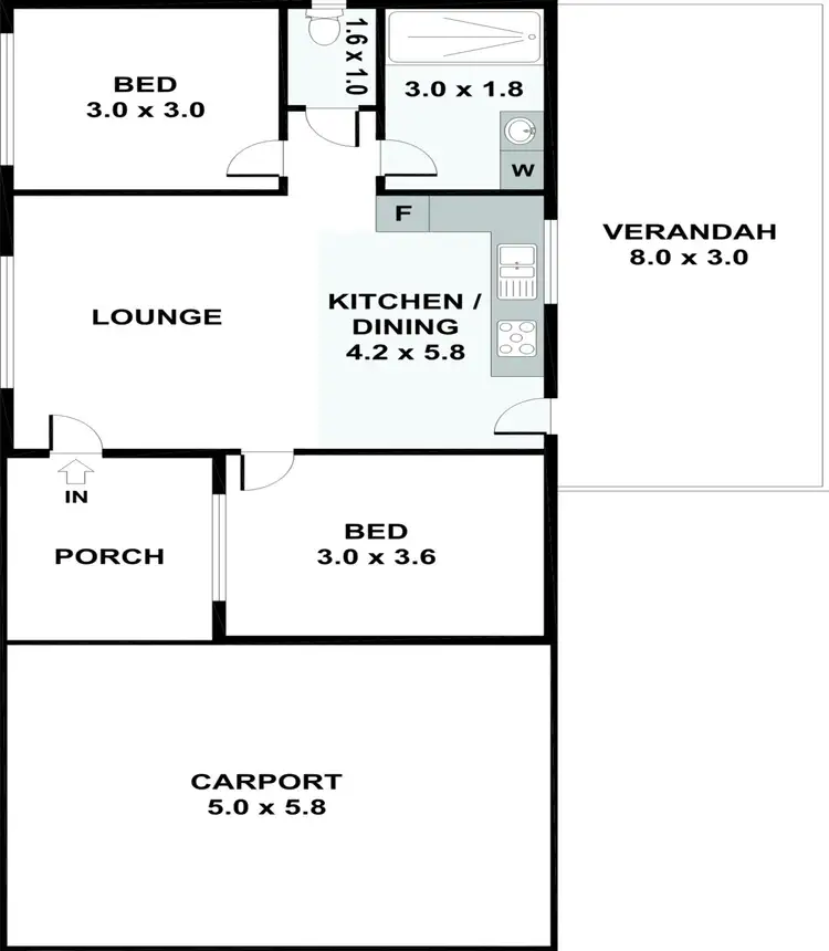 Floorplan of Homely house listing, 2 Davies Street, Goolwa SA 5214