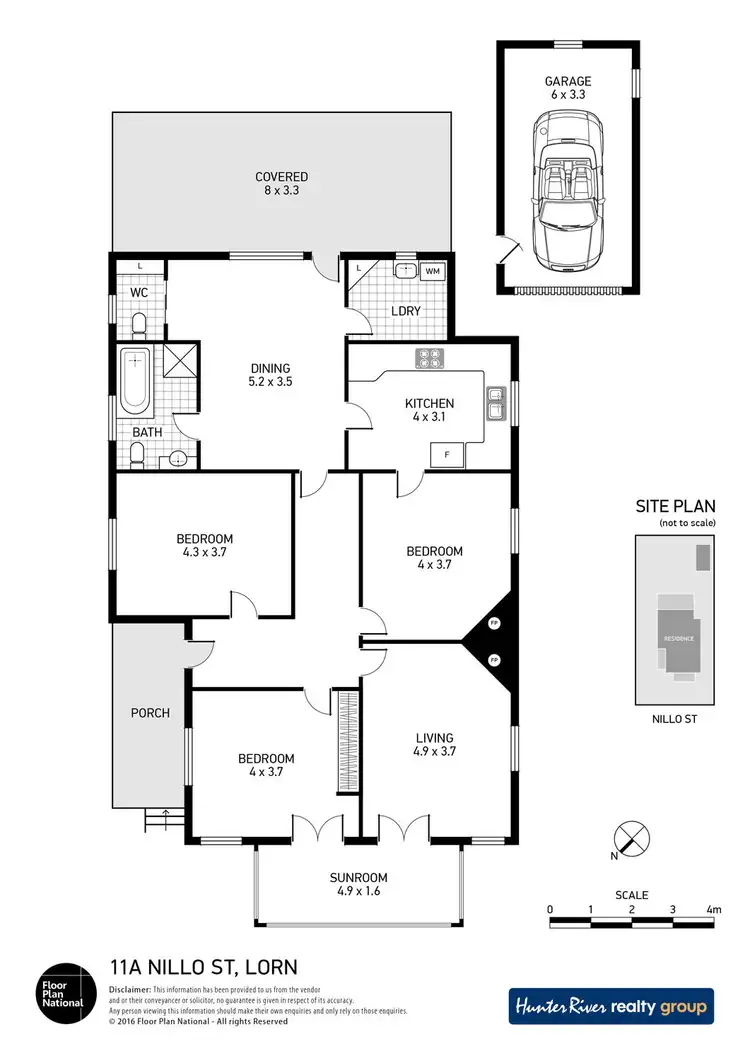 Floorplan of Homely house listing, 11A Nillo Street, Lorn NSW 2320