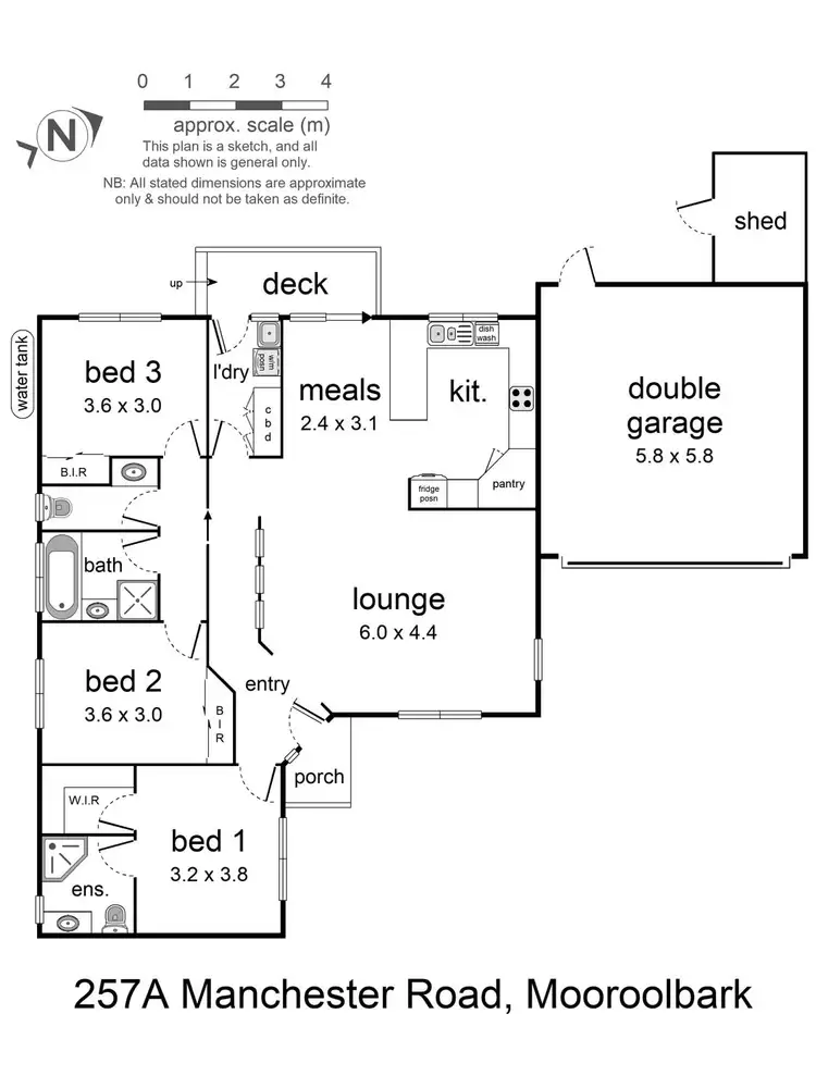 Floorplan of Homely unit listing, 257a Manchester Road, Mooroolbark VIC 3138