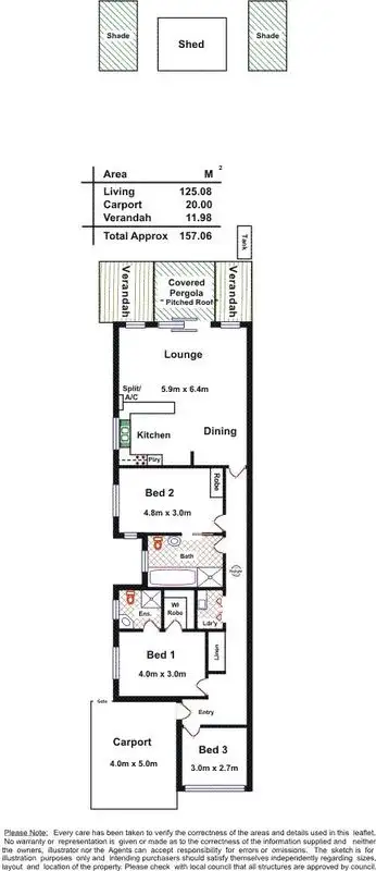 Floorplan of Homely house listing, 3 Hutley Road, North Haven SA 5018