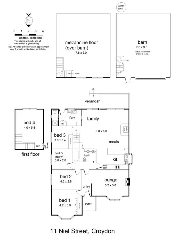 Floorplan of Homely house listing, 11 Niel Street, Croydon VIC 3136
