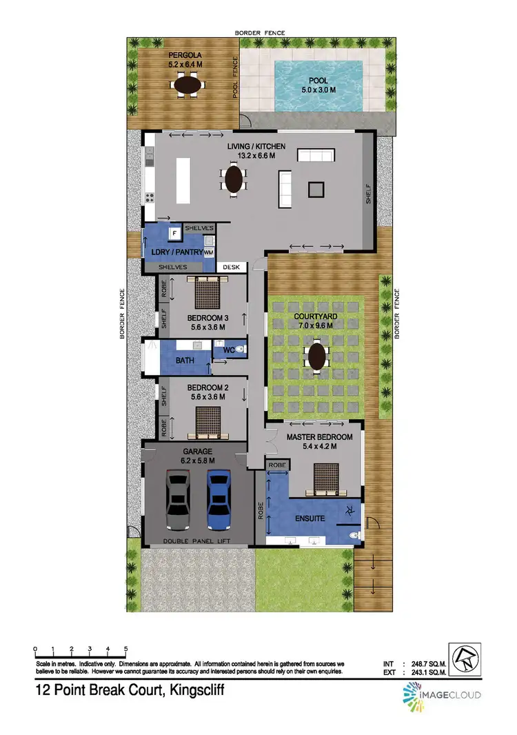 Floorplan of Homely house listing, 12 Point Break Circuit, Kingscliff NSW 2487
