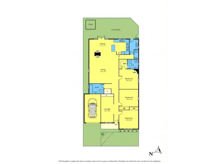Floorplan of Homely house listing, 15 Bishop Street, Kingsville VIC 3012