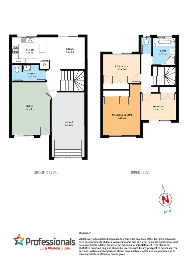 Floorplan of Homely townhouse listing, 10/16 - 20 Barker Street, St Marys NSW 2760